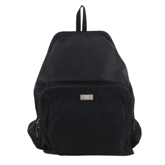 GUCCI Backpack Backpack Daypack 019.0302 black Nylon canvas unisex - Picture 1 of 13
